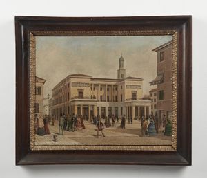 ARTISTA DEL XIX SECOLO : Caff� Pedrocchi, Padova  - Asta Asta 401 | ARTE ANTICA E DEL XIX SECOLO Online - Associazione Nazionale - Case d'Asta italiane