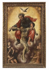 ARTISTA DEL XVI SECOLO : Santa Trinit�  - Asta Asta 401 | ARTE ANTICA E DEL XIX SECOLO Online - Associazione Nazionale - Case d'Asta italiane
