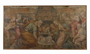 ARTISTA DEL XVI SECOLO : Nativit�  - Asta Asta 401 | ARTE ANTICA E DEL XIX SECOLO Online - Associazione Nazionale - Case d'Asta italiane