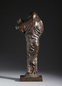 BARRIAS LOUIS ERNEST (1841 - 1905) : Da un modello di. La Natura che si svela davanti alla Scienza  - Asta Asta 401 | ARTE ANTICA E DEL XIX SECOLO Online - Associazione Nazionale - Case d'Asta italiane