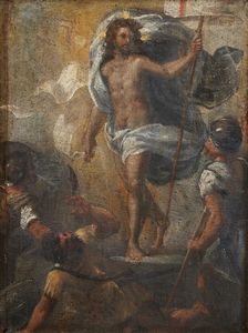 DETTO SCARSELLINO IPPOLITO SCARSELLA (1551 - 1620) - Attribuito a. Resurrezione di Cristo
