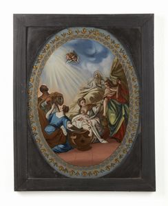 ARTISTA DEL XVII SECOLO - Nativit� della Vergine