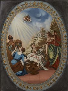 ARTISTA DEL XVII SECOLO : Nativit� della Vergine  - Asta Asta 401 | ARTE ANTICA E DEL XIX SECOLO Online - Associazione Nazionale - Case d'Asta italiane