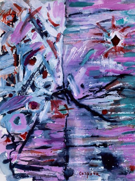 ANTONIO CORPORA : Composizione  - Asta Arte Moderna e Contemporanea - Associazione Nazionale - Case d'Asta italiane