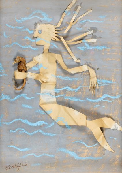 ENRICO BENAGLIA : Cavalluccio marino con Sirena  - Asta Arte Moderna e Contemporanea - Associazione Nazionale - Case d'Asta italiane
