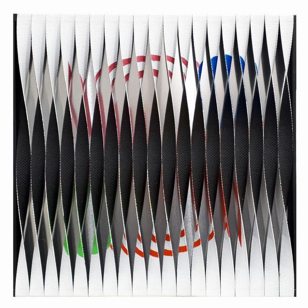 Stefano Ferracci : Oggetto cinetico a trama vibrante n 15  - Asta Arte Moderna e Contemporanea - Associazione Nazionale - Case d'Asta italiane