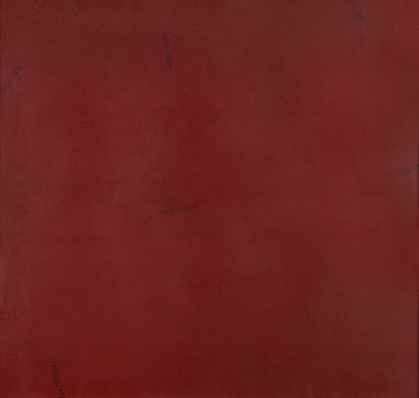 Robert Barry : Senza titolo  - Asta Arte Moderna e Contemporanea - Associazione Nazionale - Case d'Asta italiane