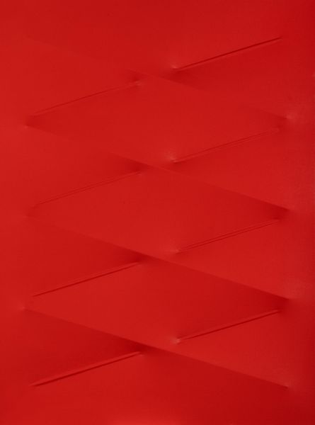 AGOSTINO BONALUMI : Rosso  - Asta Arte Moderna e Contemporanea - Associazione Nazionale - Case d'Asta italiane