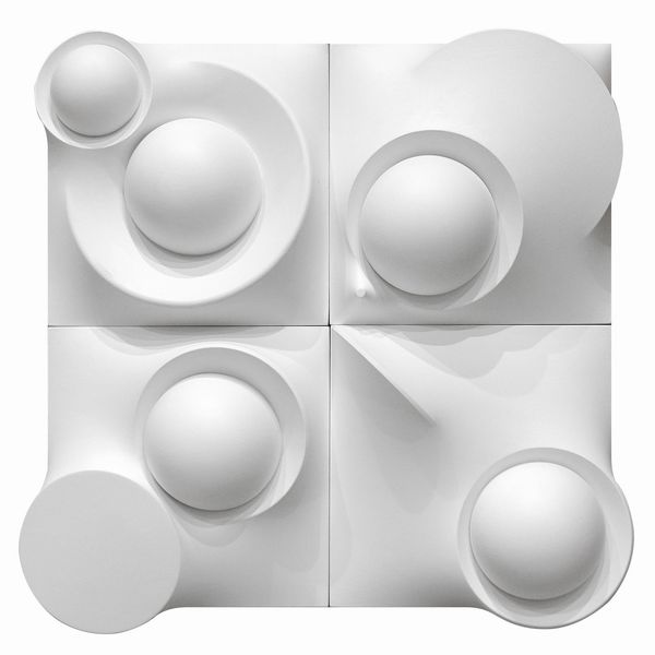 Hector Rigel : Superficie bianca n54  - Asta Arte Moderna e Contemporanea - Associazione Nazionale - Case d'Asta italiane