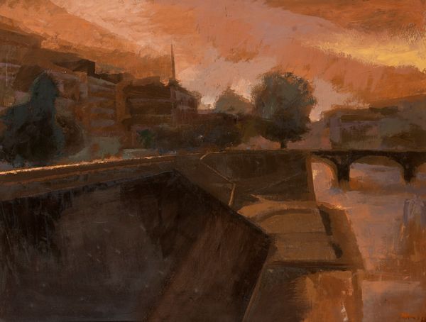 Ugo Attardi : Tramonto romano  - Asta Arte Moderna e Contemporanea - Associazione Nazionale - Case d'Asta italiane