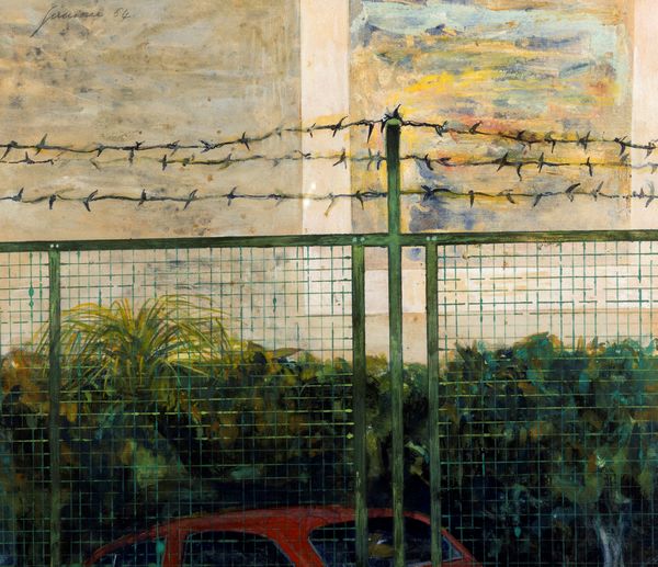 Piero Guccione : Cancello  - Asta Arte Moderna e Contemporanea - Associazione Nazionale - Case d'Asta italiane