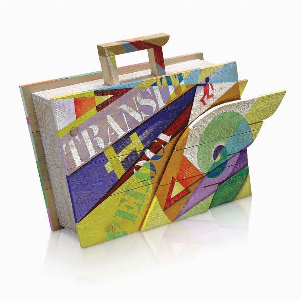 Laura Migotto : Valigia dinamica 2  - Asta Arte Moderna e Contemporanea - Associazione Nazionale - Case d'Asta italiane
