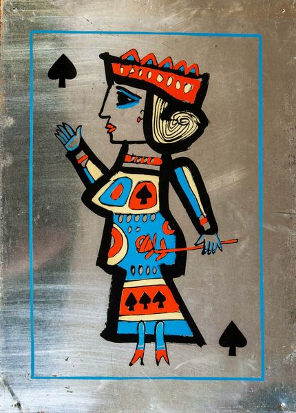 EMANUELE LUZZATI : Carte da gioco  - Asta Arte Moderna e Contemporanea - Associazione Nazionale - Case d'Asta italiane