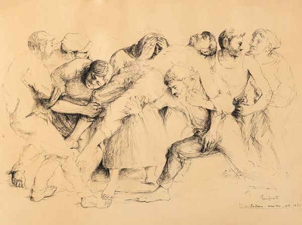 Domenico Purificato : Il contadino ucciso  - Asta Arte Moderna e Contemporanea - Associazione Nazionale - Case d'Asta italiane