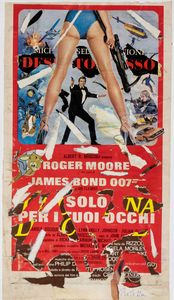 MIMMO ROTELLA - Senza titolo (James Bond)