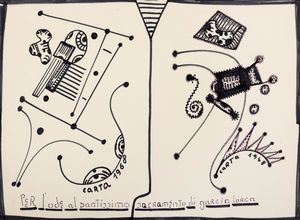 Sebastiano Carta : 2 disegni  - Asta Arte Moderna e Contemporanea - Associazione Nazionale - Case d'Asta italiane