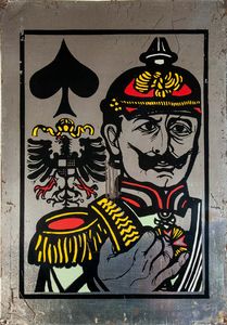 EMANUELE LUZZATI : Carte da gioco  - Asta Arte Moderna e Contemporanea - Associazione Nazionale - Case d'Asta italiane