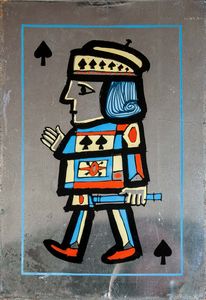 EMANUELE LUZZATI : Carte da gioco  - Asta Arte Moderna e Contemporanea - Associazione Nazionale - Case d'Asta italiane