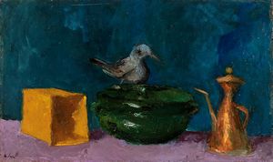 EMANUELE CAVALLI - Senza titolo (Natura morta)