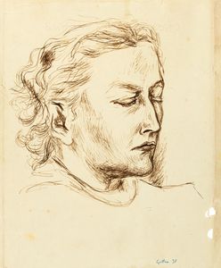 Renato Guttuso - Volto femminile