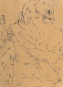 Mirko Basaldella - Giovane suonatore