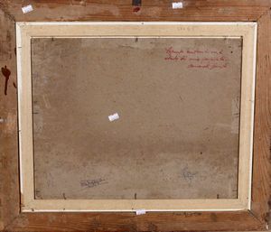 Artista del XIX - XX secolo Paesaggio con figura  - Asta Dipinti del XIX-XX secolo - Associazione Nazionale - Case d'Asta italiane
