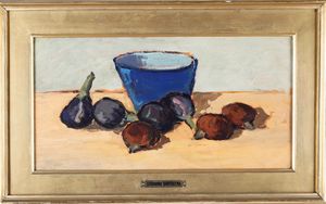 Pittore del XX secolo Natura morta  - Asta Dipinti del XIX-XX secolo - Associazione Nazionale - Case d'Asta italiane