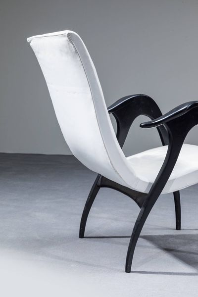 MALATESTA E MASON : Poltroncina con braccioli  - Asta Design - Associazione Nazionale - Case d'Asta italiane