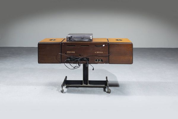 ACHILLE CASTIGLIONI : Radiofonografo Brionvega RR126  - Asta Design - Associazione Nazionale - Case d'Asta italiane