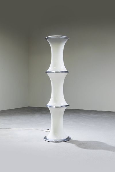 ENRICO TRONCONI : Lampada da terra mod. Bamboo  - Asta Design - Associazione Nazionale - Case d'Asta italiane