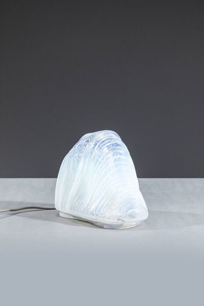 CARLO NASON : Lampada da tavolo mod. Iceberg  - Asta Design - Associazione Nazionale - Case d'Asta italiane
