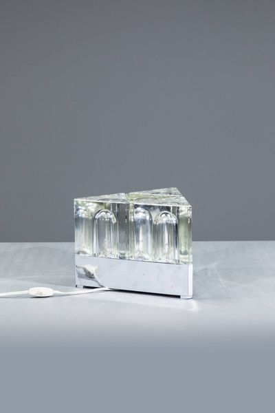 VETRARIA FIDENZA : Lampada da tavolo mod. Prisma  - Asta Design - Associazione Nazionale - Case d'Asta italiane