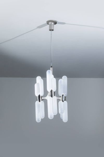 CARLO NASON : Lampadario mod. Torpedo  - Asta Design - Associazione Nazionale - Case d'Asta italiane