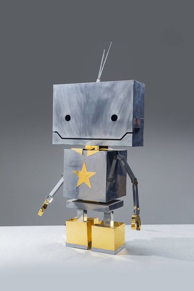 PRODUZIONE ITALIANA : Lampada Robot  - Asta Design - Associazione Nazionale - Case d'Asta italiane