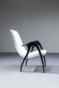 MALATESTA E MASON : Poltroncina con braccioli  - Asta Design - Associazione Nazionale - Case d'Asta italiane