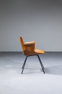 VITTORIO NOBILI : Sedia mod. Medea con braccioli  - Asta Design - Associazione Nazionale - Case d'Asta italiane