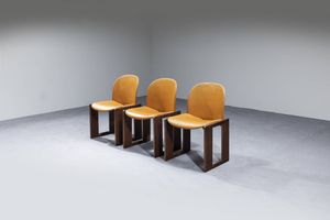 AFRA E TOBIA SCARPA : Tre sedie mod. Dialogo  - Asta Design - Associazione Nazionale - Case d'Asta italiane