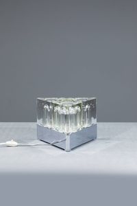 VETRARIA FIDENZA : Lampada da tavolo mod. Prisma  - Asta Design - Associazione Nazionale - Case d'Asta italiane