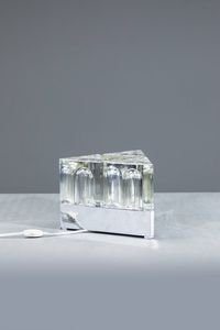 VETRARIA FIDENZA : Lampada da tavolo mod. Prisma  - Asta Design - Associazione Nazionale - Case d'Asta italiane