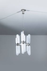 CARLO NASON : Lampadario mod. Torpedo  - Asta Design - Associazione Nazionale - Case d'Asta italiane