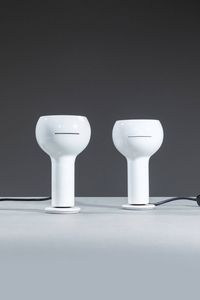 JOE COLOMBO - Coppia di lampade da tavolo mod. Flash