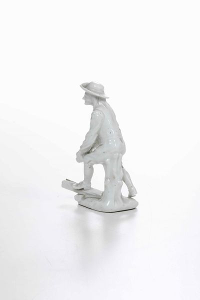 Figurina di taglialegna<BR>Meissen, 1740 circa  - Asta Porcellane venete ed europee di un'importante Famiglia veneziana - Associazione Nazionale - Case d'Asta italiane