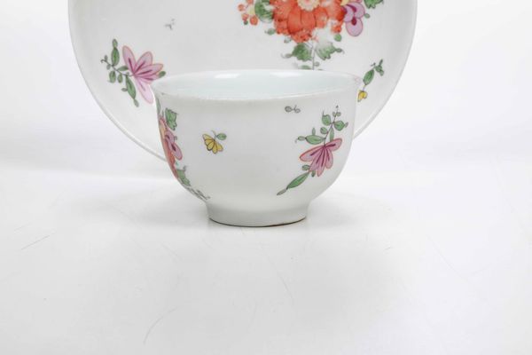 Tazza con piattino<BR>Vienna, Manifattura Imperiale, verso il 1780  - Asta Porcellane venete ed europee di un'importante Famiglia veneziana - Associazione Nazionale - Case d'Asta italiane