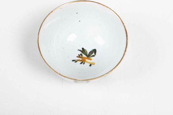 Rara tazza con piattino<BR>Venezia, Manifattura Cozzi, 1770 circa<BR>  - Asta Porcellane venete ed europee di un'importante Famiglia veneziana - Associazione Nazionale - Case d'Asta italiane