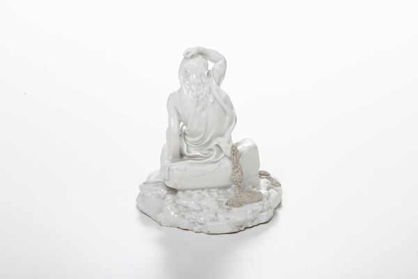 Figurina di Ercole<BR>Germania, Manifattura di Frankenthal, 1787 circa  - Asta Porcellane venete ed europee di un'importante Famiglia veneziana - Associazione Nazionale - Case d'Asta italiane