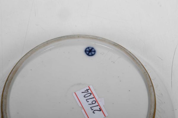 Piattino <BR>Germania, Manifattura di Hchst, 1780-1790 circa<BR>  - Asta Porcellane venete ed europee di un'importante Famiglia veneziana - Associazione Nazionale - Case d'Asta italiane