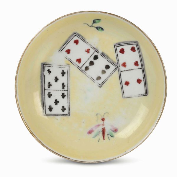 Piattino<BR>Venezia, Manifattura Cozzi 1770 circa  - Asta Porcellane venete ed europee di un'importante Famiglia veneziana - Associazione Nazionale - Case d'Asta italiane