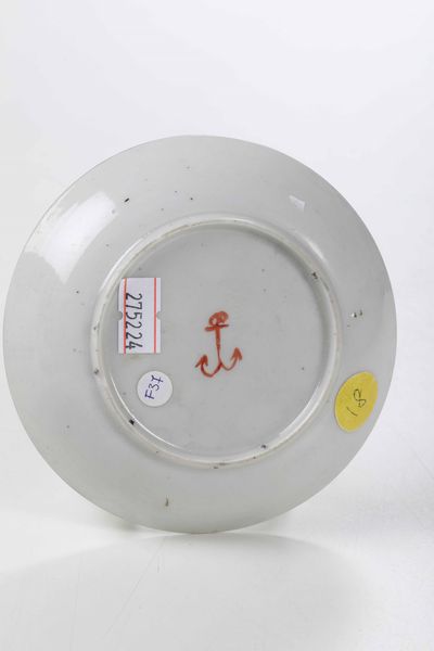 Piattino<BR>Venezia, Manifattura Cozzi 1770 circa  - Asta Porcellane venete ed europee di un'importante Famiglia veneziana - Associazione Nazionale - Case d'Asta italiane