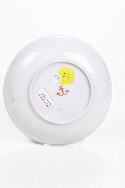 Piattino<BR>Venezia, Manifattura Cozzi, 1770 circa  - Asta Porcellane venete ed europee di un'importante Famiglia veneziana - Associazione Nazionale - Case d'Asta italiane