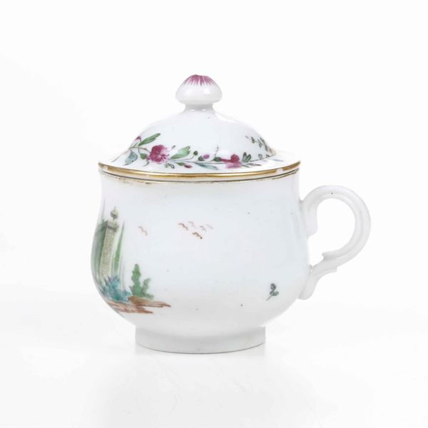 Cremiera a bers<BR>Venezia, Manifattura Cozzi, 1775 circa<BR>  - Asta Porcellane venete ed europee di un'importante Famiglia veneziana - Associazione Nazionale - Case d'Asta italiane